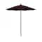 California Umbrella 7.5' Black Aluminum Market Patio Umbrella, Pacifica Burgundy 194061334980 - alternate 1